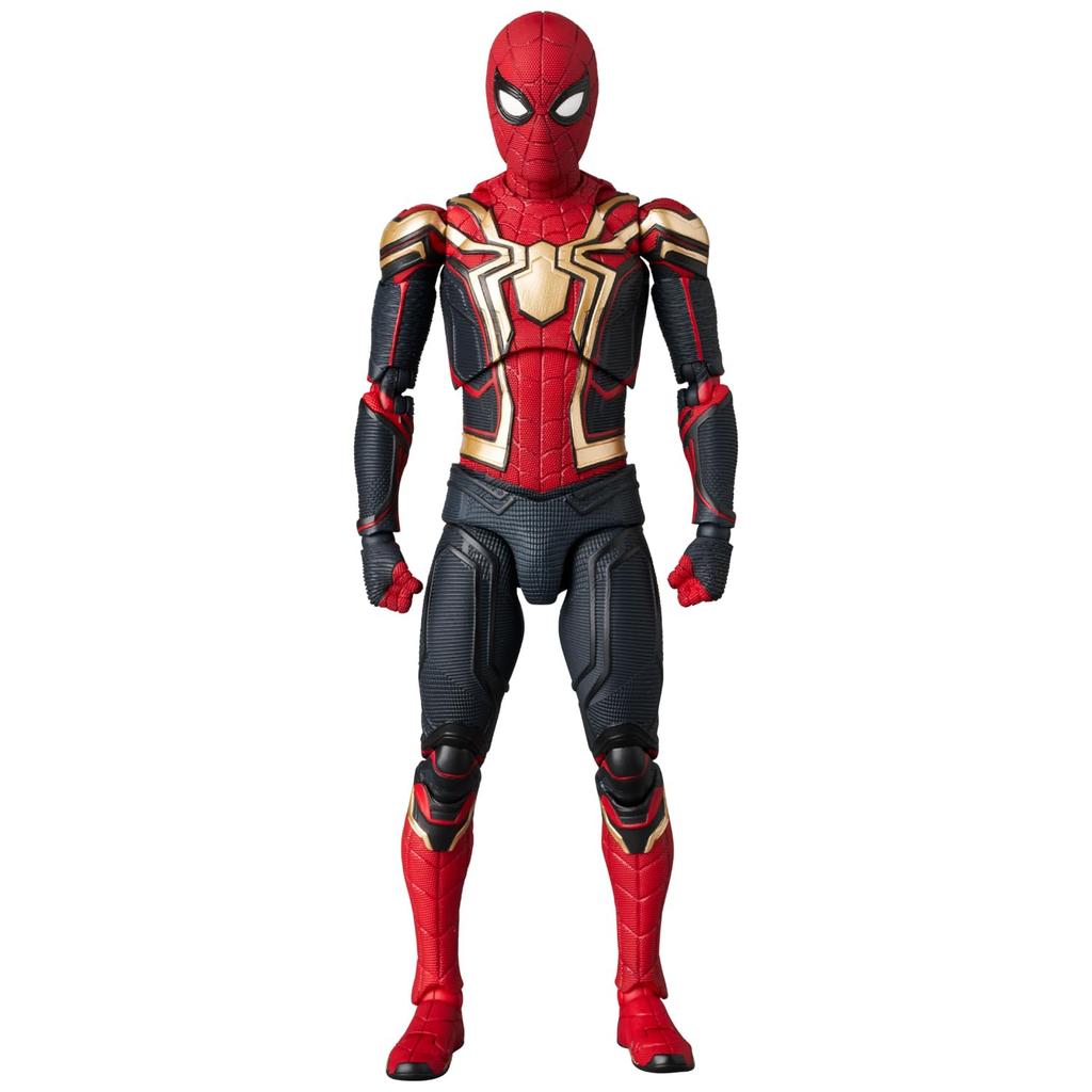Medicom Toy MAFEX No. 245 Spider-Man Integrated Suit Action Figure, Approximately 150mm Tall, Non-scale, Pre-painted