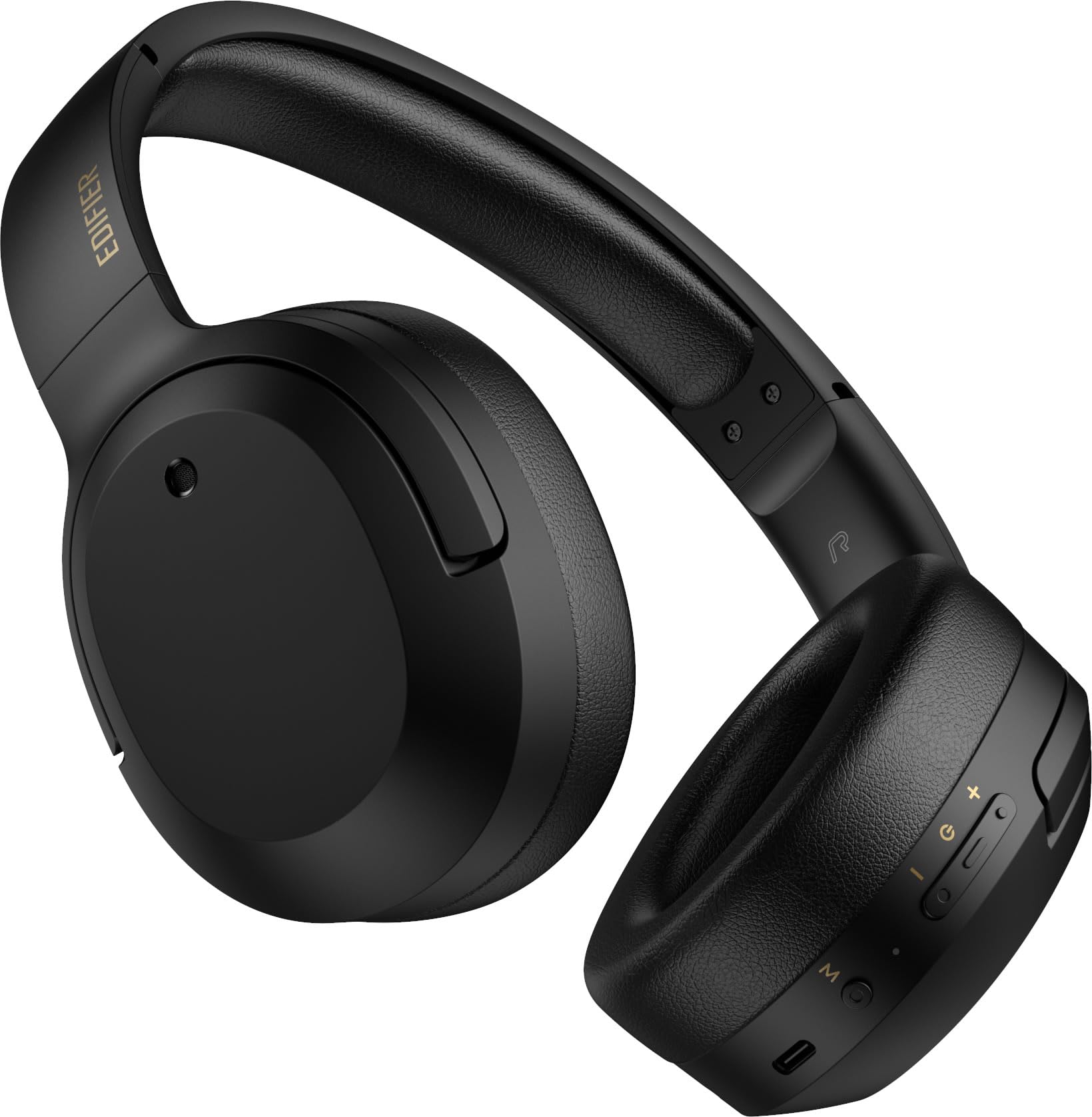 

Золотые наушники Edifier W820NB Plus с шумоподавлением, Bluetooth, высоким разрешением, легкие и совместимые с внешним звуковым приложением, черные [VGP Award] [LDAC