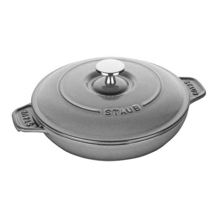 Casserole - STAUB - 1332018 - Ronde - Gris Graphite - 20 cm