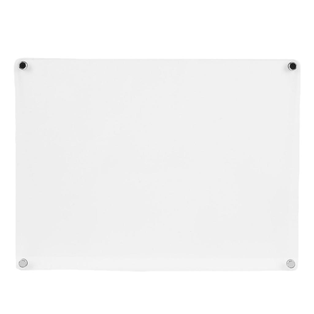 Acrylic Magnet Fridge Whiteboard Small Clear Dry Erase Refrigerator Planning Memo Board Kitchen Meal Planner 40x30cm
