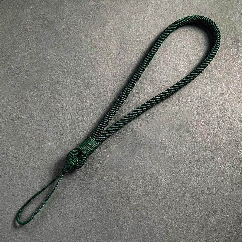 Mobile Phone Lanyard Short Wrist Rope Reinforced Color Matching Hand-Woven Pendant Female Male Accessories Anti-Loss Lanyard