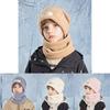 Kids Plush Hat And Neck Gaiter Pair With Warmth And Windproof Design For Winter Outdoor Use