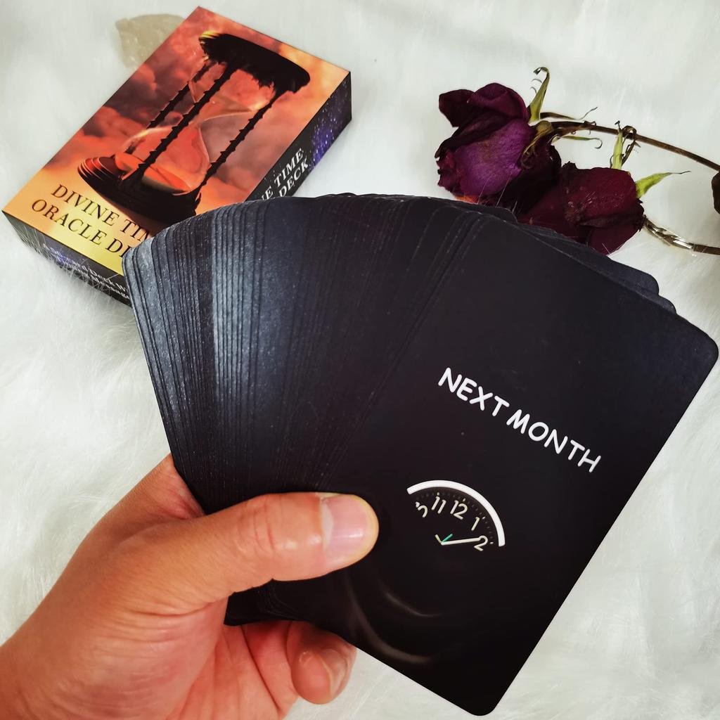 soulme Time Oracle Card Divine Timing Oracle Oracle Cards for Answers to all your timing Deck, Cards, Beginners, questions.