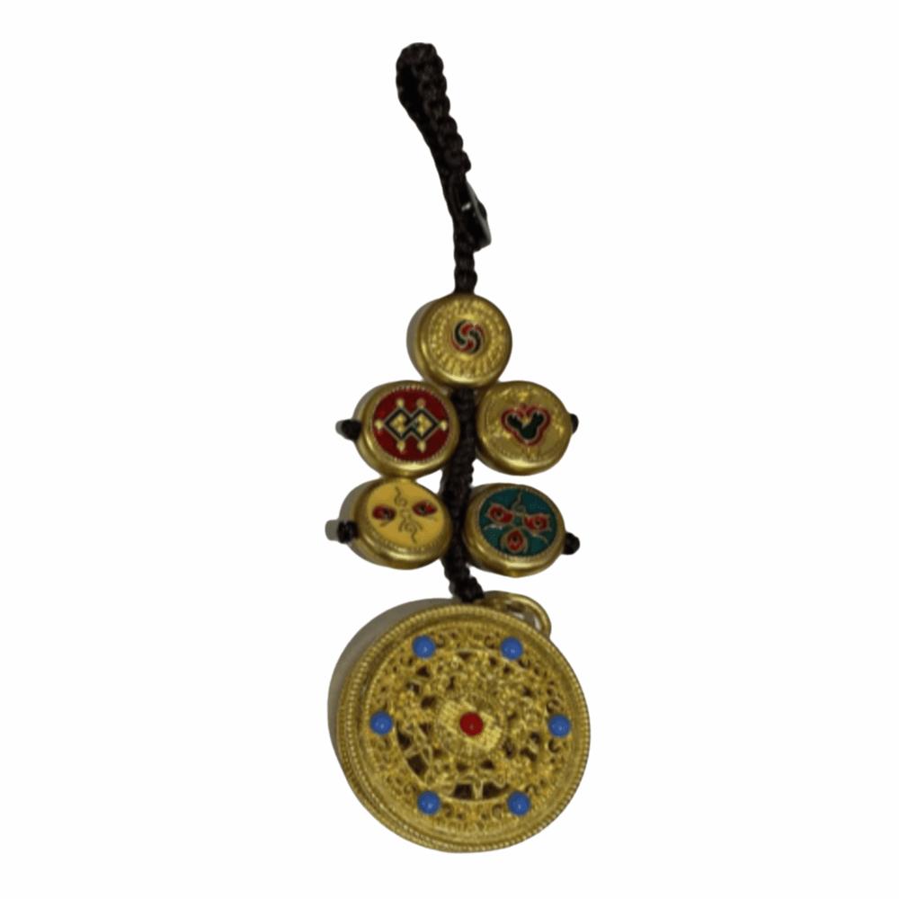 Small Pendant Car Keys Charms Car Key Charms Key Chain Strap Lucky Five Blessings Keychain  Women