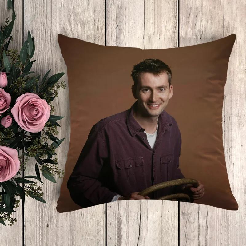 Kissen David Tennant Dekorative Kissenbezüge für Kissen 45x45 Kissenbezüge Sofakissen Kissenbezug Deko 40x40 Autodekoration