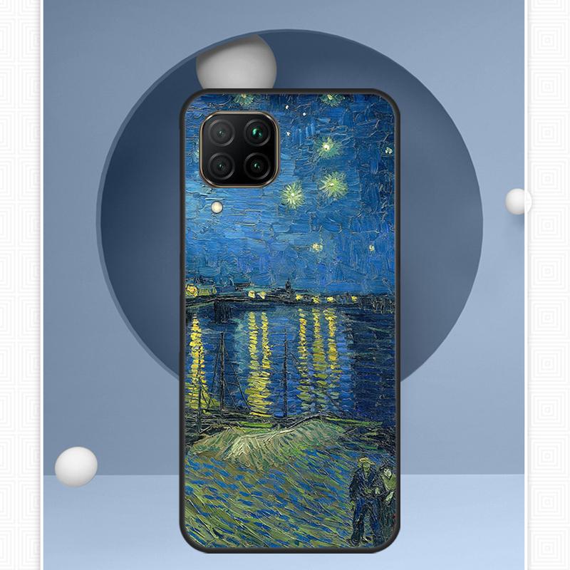 Van Gogh Starry Night For Huawei Nova 12s 12i 11i 8i Y91 Y60 Y70 Y72 Y90 Y61 9 10 SE P20 P40 Lite P30 P60 Pro Case