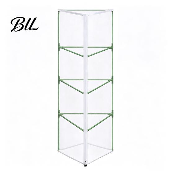 Tomato Plant Protector Garden Bird Netting for Round Triangular Cage Breathable Mesh Insect Barrier with Zipper Drawstring Cover Vertical Climbing 1pc B