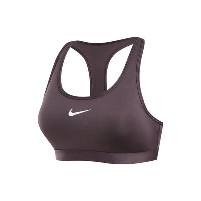 Biustonosz sportowy Swoosh Logo U-Back ze średnim wsparciem Bielizna damska Średnio-szary DX6822-254