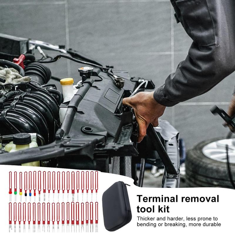 Electrical Pin Removal Tool Versatile Electrical Repair Kit Terminal Ejector Kit Sturdy Automotive Terminal Pin Kit Electrical