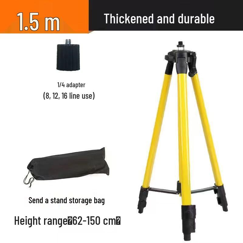 Thickened Aluminum & Steel Spirit Level Bracket with Infrared Laser Tripod