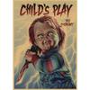 Bambola Assassina Chucky: Poster Cinematografico Retrò La Sposa di Chucky - Carta Kraft Decorazione Murale