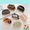 Large Oval 8cm Cow Pattern Hair Claw Clip For Women Stylish Retro Design