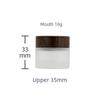 Frosted Wood Grain Cover Cream Bottle Cream Bottle Lotion Bottle Spray Bottle Storage Bottle Pump Bottle Storage Bottle Silk Screen Gilding