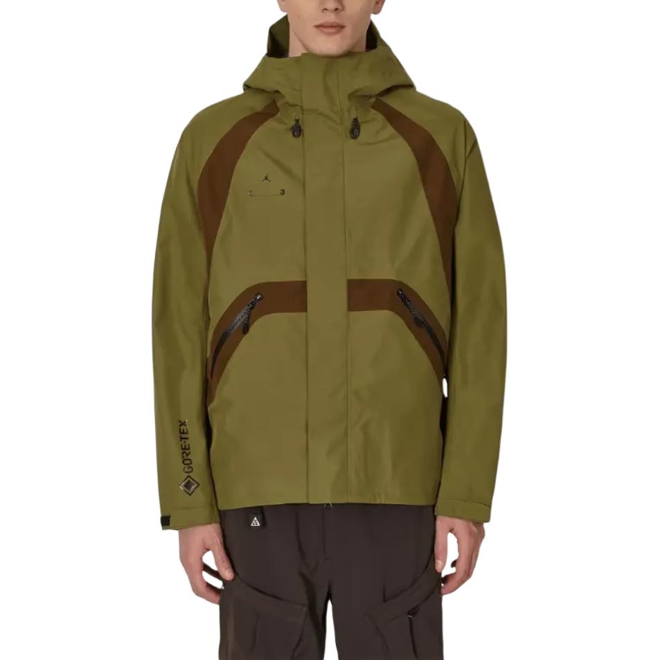 Jordan 23 Engineered Patchwork Letter Print Hooded Jacket Men Outerwear Green DQ8057-378