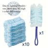 10/20/30/40 Pcs Disposable Static Dust Removal Brush Bedroom, Wall, Furniture, Electronics, Blinds, and Ceiling Fans Dust Removal Tool