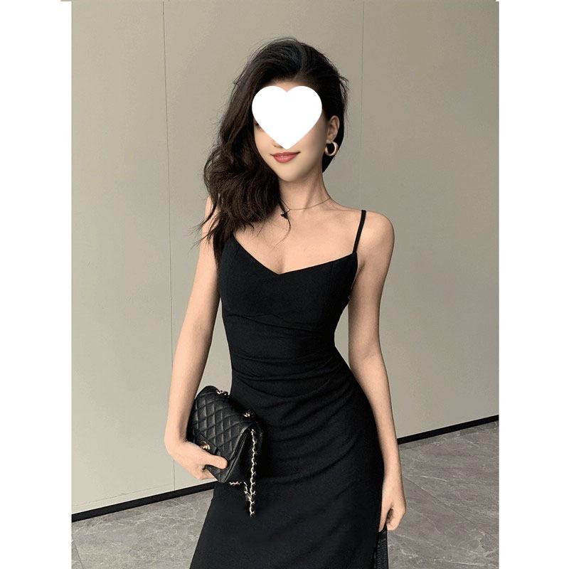 Chinese Kendall Style Waist-Slimming French Tulle Summer 2025 Long Dress