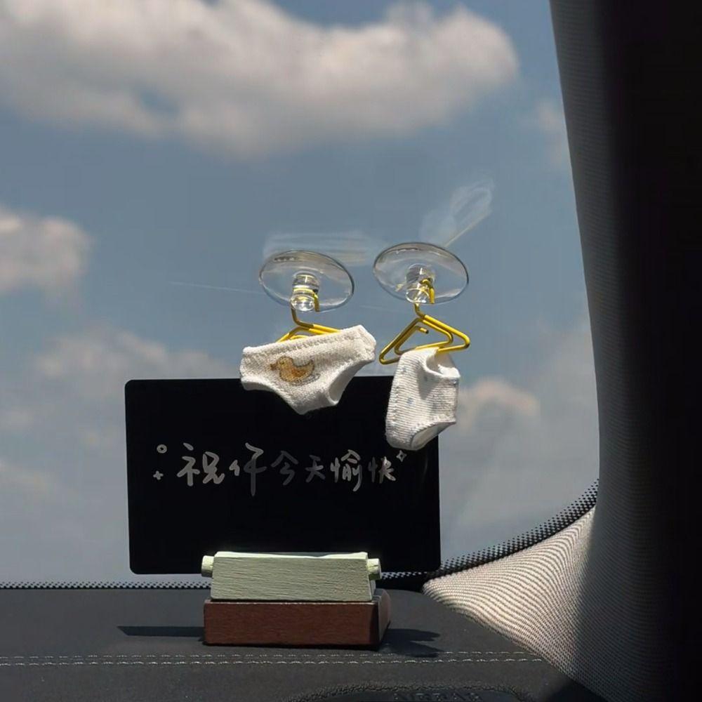 3/4Pcs Wear Resistant Car Pendant Mini Underwear Car Hanging Ornament Car Interior