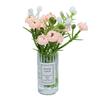 Miniature Flower Vase for Dollhouse, Mini Floral Vase Figurine, Tiny Clear Plants Vase Model, 1/12 Scale Dollhouse Decor Accessories