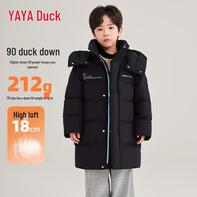 Yaya Kids' Mid-Length Thick Down Jacket