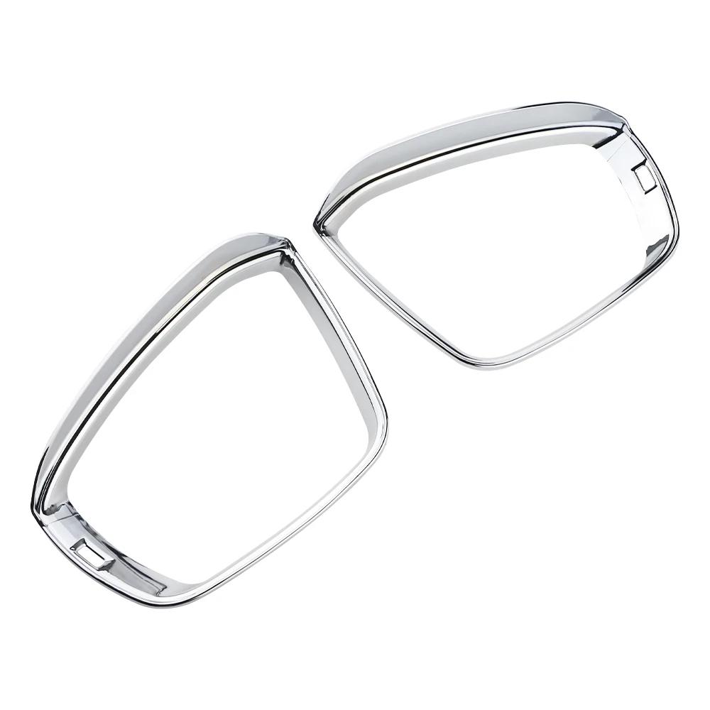 

For Volkswagen VW T-roc Troc 2018 - 2025 Rearview Mirror Cover Visor Rain Guard Trim Side Mirror Sticker Styling Accessories срібний