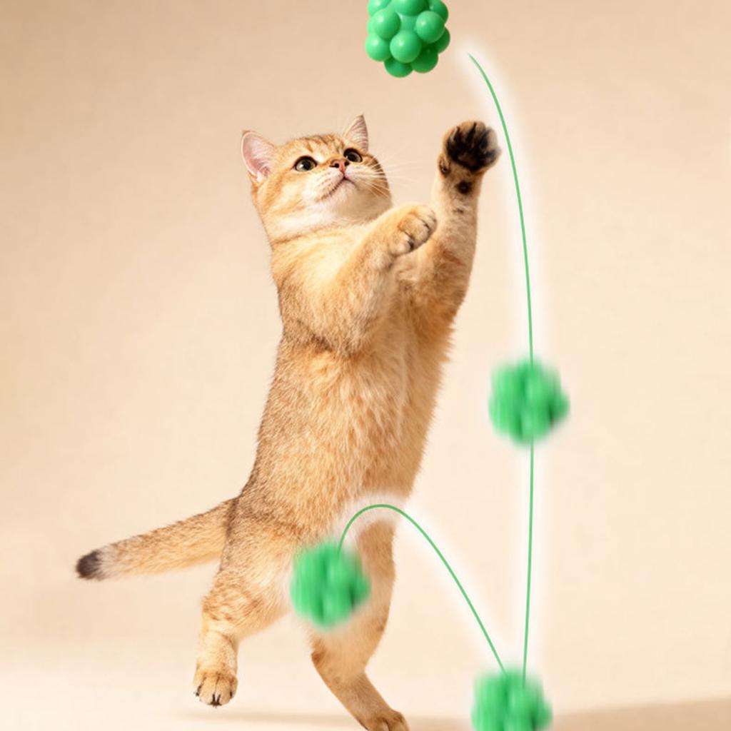 High Elasticity Irregular Bites  Resistant Elastic Ball Cats Toy