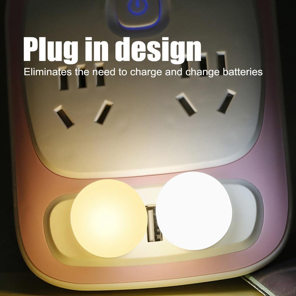 5 Pack 1W LED Light 5V LED Night Light Portable USB Night Light Nursery