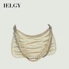 Fold Chain Underarm Bag Stick Bag Korean Version of Small Crowd Feeling Oblique Satchel