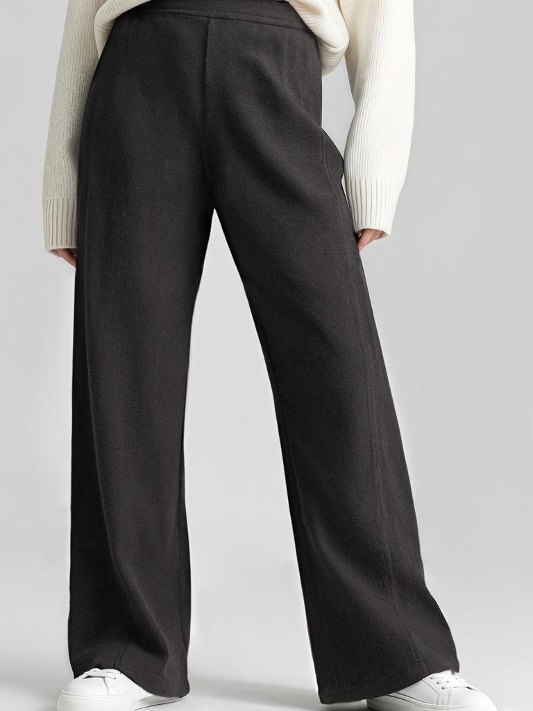 2025 Puyuan Women’s Autumn/Winter Wide-Leg Merino Wool Pants