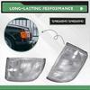 Car L+r White Corner Lights Turn Signal Lights For Mercedes W124 E-class Sedan 1985-95 1248260043 1248260143