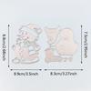 2pcs/set Christmas Snowman Metal Cutting Dies Stencil for DIY Scrapbooking Photo Album Embossing Paper Cards Crafts Diecuts