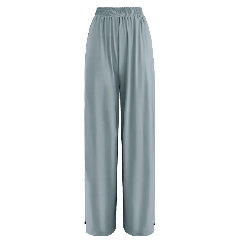 Women's UPF50+ Ice Silk Sun Protection Wide-Leg Pants – UV Protection, Cool, Loose Fit, Summer Style