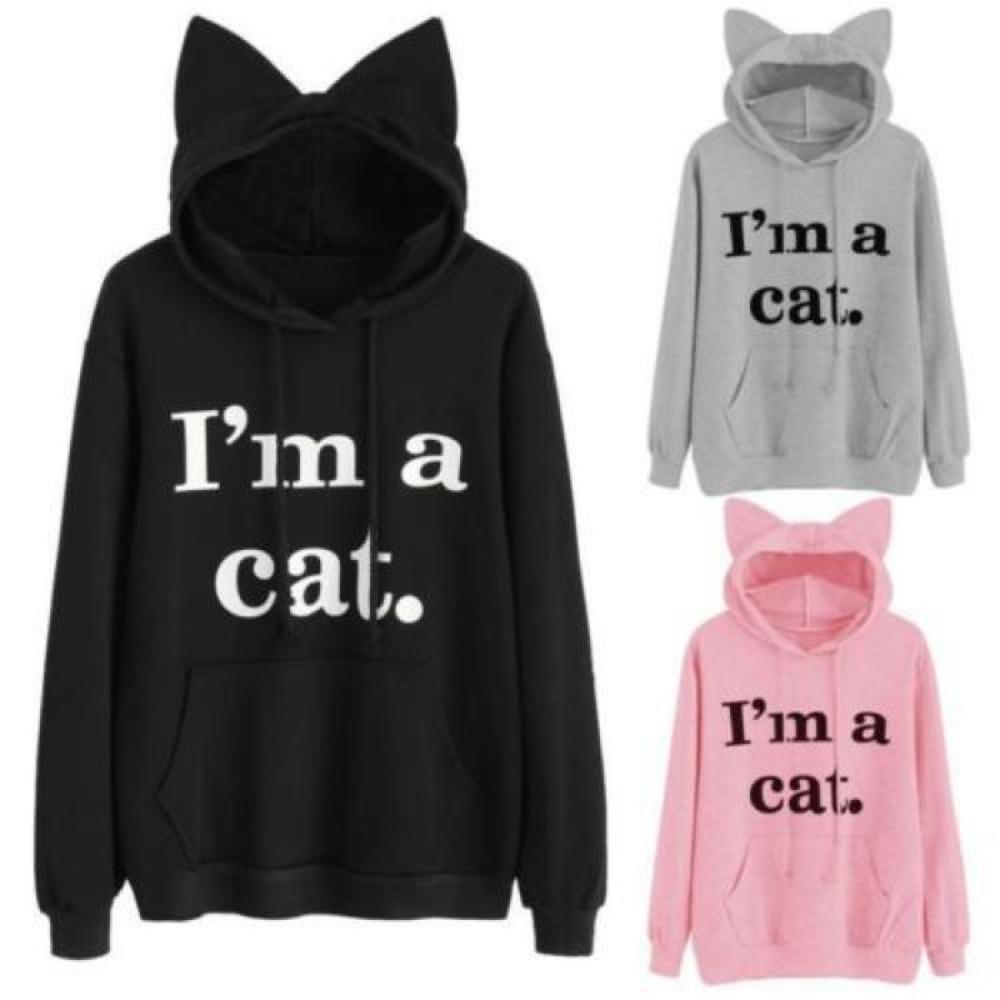 A New Loose and Stylish Hooded Letter Sweatshirt for Street Ladies In Autumn