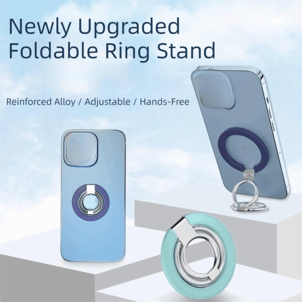 Ultra Thin Magnetic Finger Ring Holder Strong Suction Magnetic Phone Grip Phone Grip Stand  Car Use