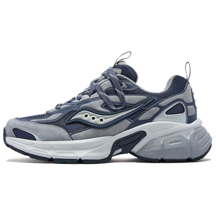 Saucony 2K Cavalry Comfortable Versatile Running Shoes Unisex Sneakers Dark-Blue Gray S79053-18
