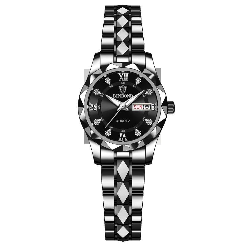 Binbang BINBOND men's watch luminous waterproof business quartz watch