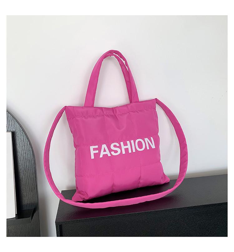 Stylish Korean Minimalist Cotton Tote Bag For Women In Black White And More Colors