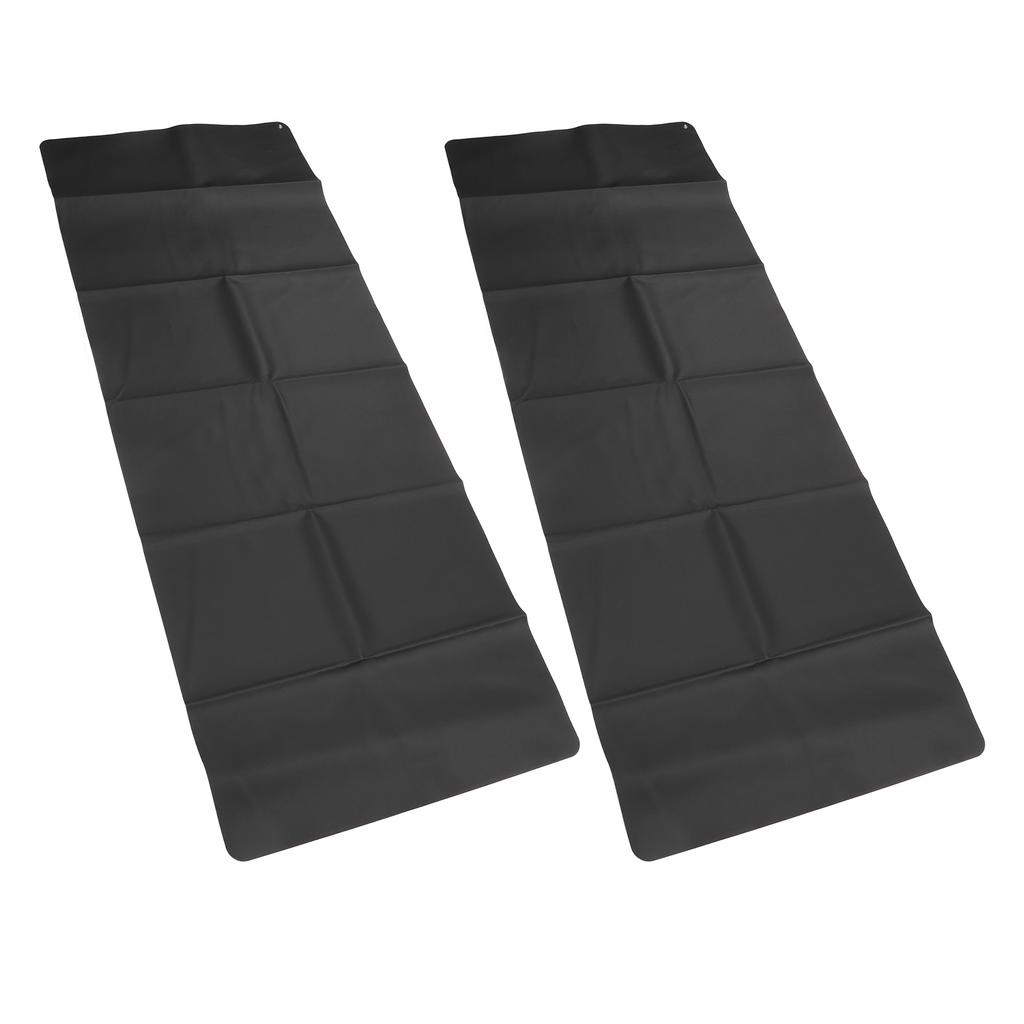 2pcs Grounding Mat Stress Relief Reduce Inflammation Soft PU Lether Bed Grounding Mat with 5m Cable 180 X 68cm