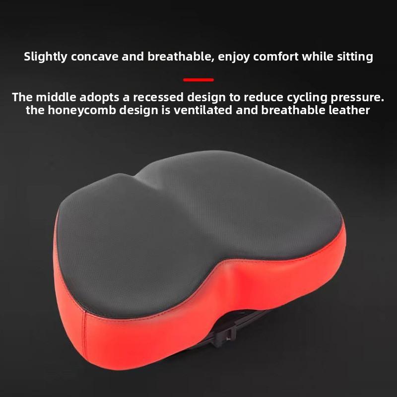 Bicycle Seat Gel Cushion Mountain Bike Saddle Breathable Silicone For Commuters And Enthusiasts