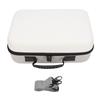 Game Console Carrying Case Fit for Switch 2 2025 Protective Hard Shell Portable Travel Bag with 2 Pockets White