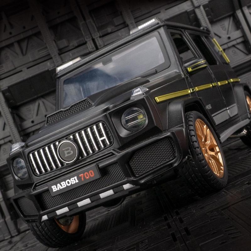 

Meisheng MS921 Brabus G700 Alloy Off-Road Model: Pull-Back 6-Door Toy Car Ornament