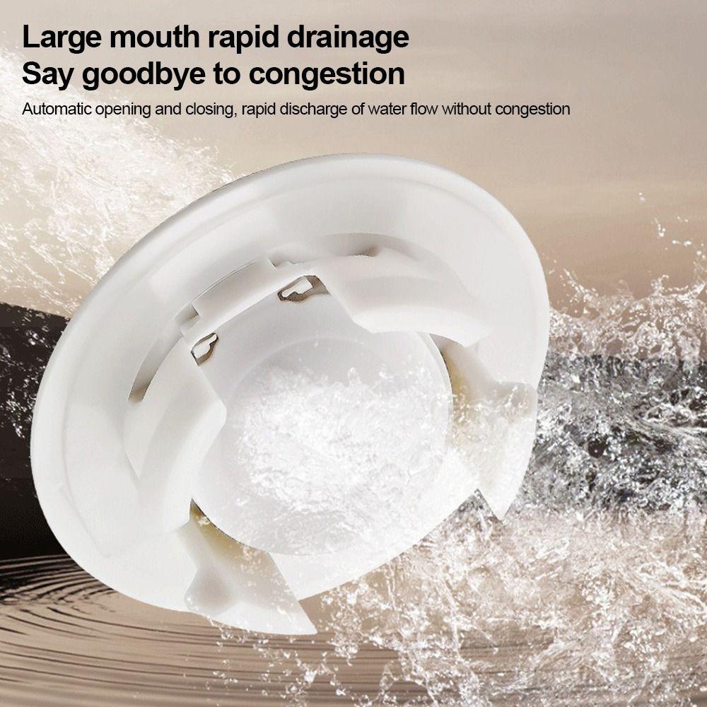 Plastic Sink Overflow Cover Anti Backflow Round Overflow Ring Plug Easy Install Decorative Washbasin Overflow Ring