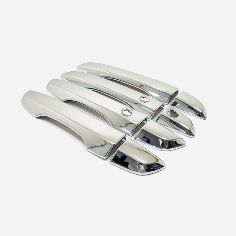 For Honda Civic 10th 2016 2017 2018    ABS Glossy Black Car Door Handle Cover Trim Sticker Car Styling Accessories