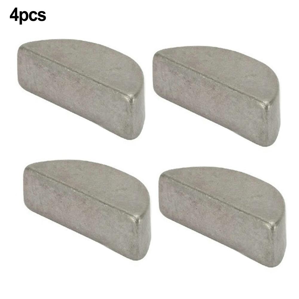 4Packs Woodruff Key 1121391500 Fits For MOUNTFIELD SP53H S422HP SP425 Metal Half Moon Shape for Machine Parts Replacement