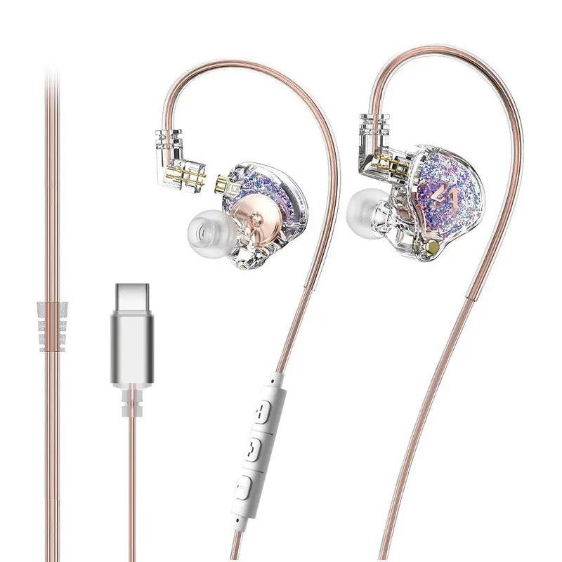 In-Ear Wired Hi-Fi Ear-Hook Headphones for Mobile, Singers, Gaming, Streaming, Studio Monitors, Sound Cards, In-Ear Monitors