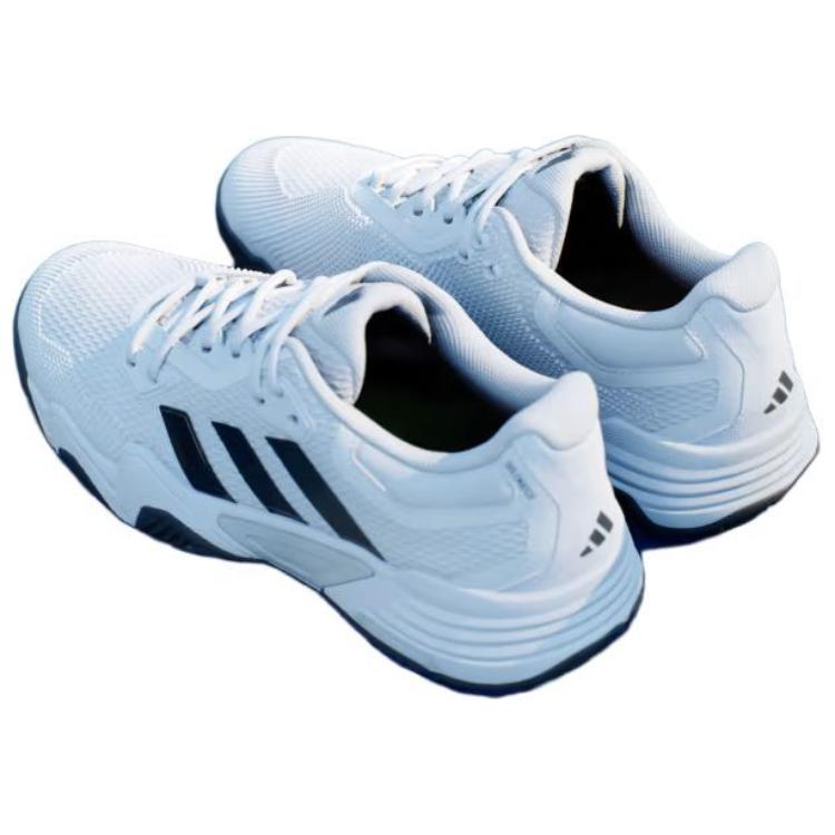Adidas SoleMatch Control 2 White Black Silver Metallic Men Sneakers Cloud-White Black-Blue-Metallic IF9110