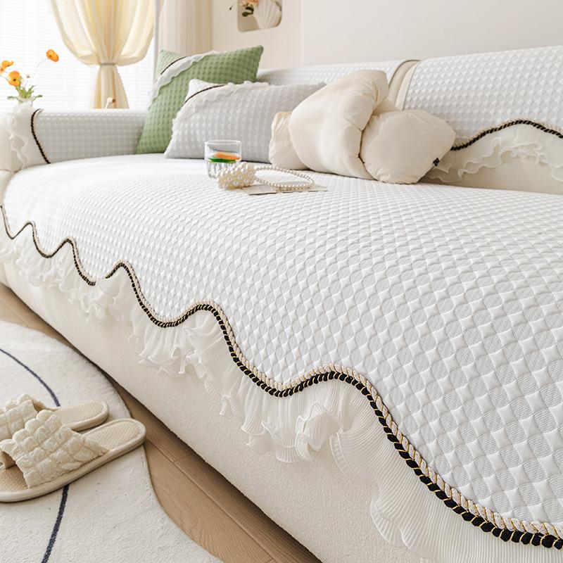 Neue Sofamatte Kissen Sofakissen Sommer Eis Seide Sitzkissen Sommerbezug Kühlmatte Sommer Rutschfest