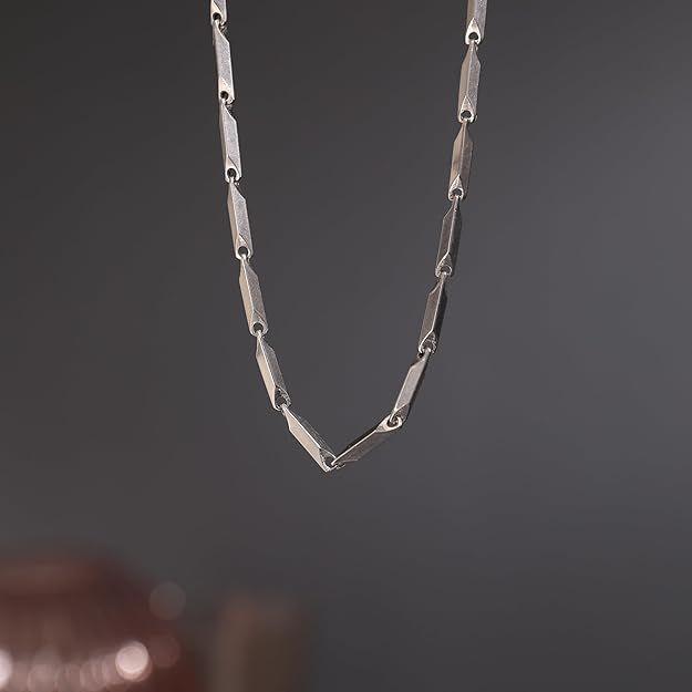 Anti Tarnish Stainless Steel Locket Neck Chain for Men | Stylish Pendant Necklace | Jewellery Accessories for Boys | Minimal Jewelry |