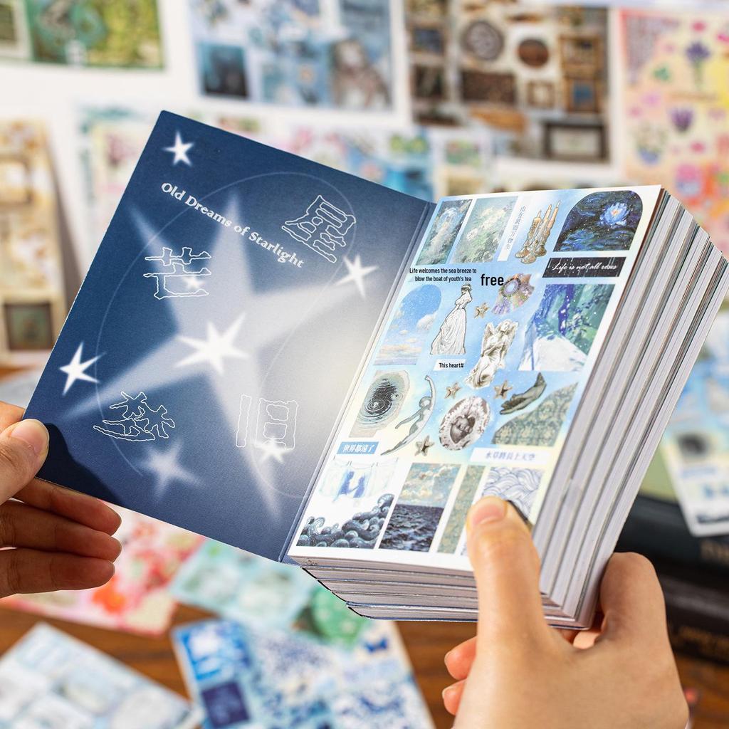 Yu Xian Dream Core Style Sticker Book: Versatile Journal & Phone DIY Decoration