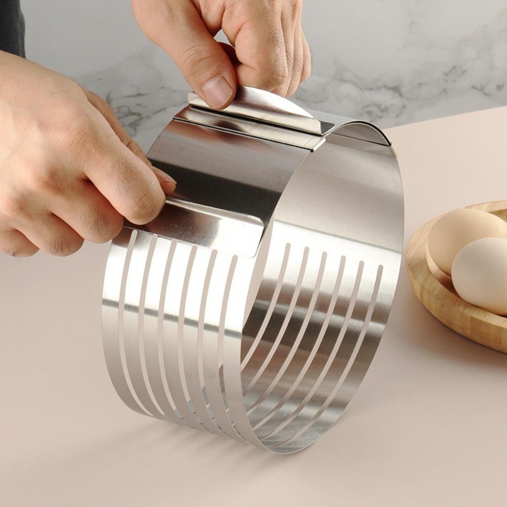 Standardized Cake Layer Cutter Stainless Steel Cake Layered Ring Mousse Cake