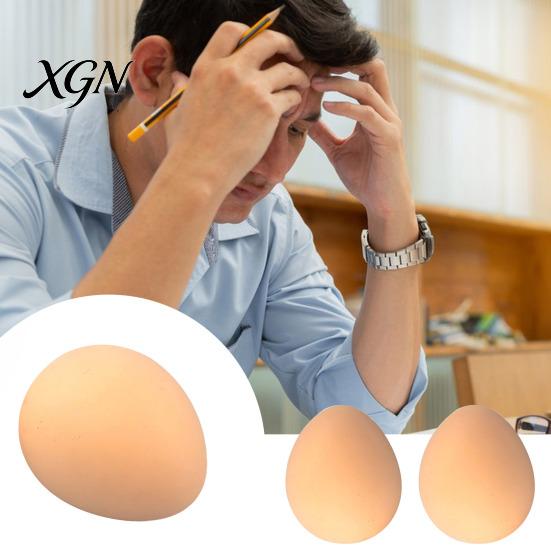 Simulated Egg Fidget Toy 1/3/5Pcs Stress Ball with Mesh Bag Slow Rebound Squeeze Handheld Reliever Anxiety Relief Soft Pinch Sensory Memory